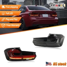 Full LED Tail Light For 2013-2018 BMW 3-Series F30 Sedan Sequential Signal Pair