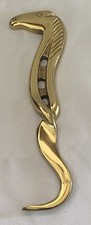 VINTAGE EPONA LTD THE PROPER SOLID BRASS PICK  1996 HORSE HOOF PICK