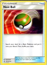 Pokemon | SM Base Set | Nest Ball | 123/149 | Normal | NM