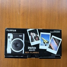 Fujifilm Instax Mini 90 Neo Classic Vintage Instant Camera Black Silver