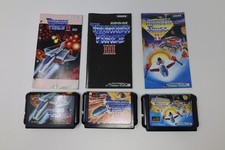 Thunder Force II III IV Sega Mega Drive Japan Cart Manual *US Seller* *Works*