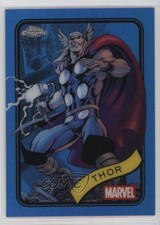 2025 Topps Chrome Marvel Comics Blue Refractor /299 Thor #119 1i3m