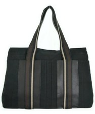 Hermes Tote Bag Ladies - Black Used Vintage Clothes