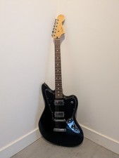 Fender Blacktop Jaguar HH - Black - Made in Mexico - MIM + Fender Gig Bag
