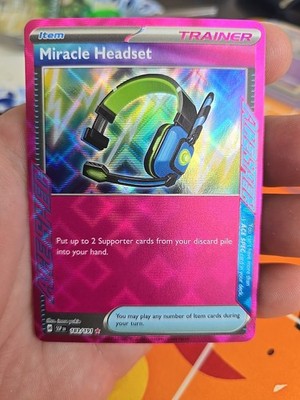 Miracle Headset 183/191 SV08 Surging Sparks Holo, Near Mint Condition