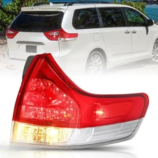 Fits 2011-2014 Toyota Sienna Red Outer Right Passenger Side Taillight 