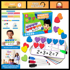 Magnetic Ten Frame Math Manipulatives Set - 6...