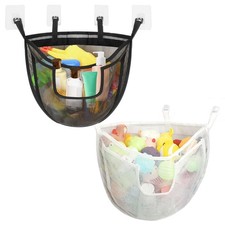 1x Kids Baby Bath Toy Tidy Organiser Mesh Net Storage Bag Holder for Bathroom