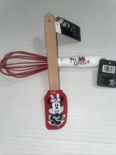 Disney  s Minnie Mouse Whisk and Spatula Kitchen Baking Utensils Brand New