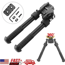 Hunting Bipod Quick Detach Mount 6.5-9" Adjustable For Picatinny Rail/M-lok Rail