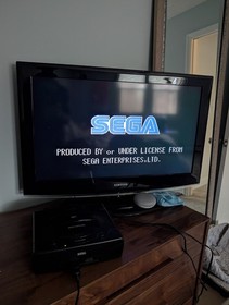 Sega Saturn MK-80000A Console Bundle 1 Controller Cables 1 Sampler Tested Works