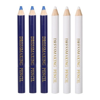 6pcs Fabric Markers for Sewing, Water Soluble Fabric Pencil Tailors Chalk Sew...