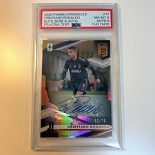 Cristiano Ronaldo PSA DNA Certified Auto Signed Soccer Card Real Madrid Rare
