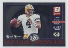 2001 Donruss Elite Title Waves 1724/1995 Brett Favre #TW-3 HOF 0a1