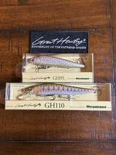 (Lot of 2) Megabass Great Hunting 110/95 limited colors + patch
