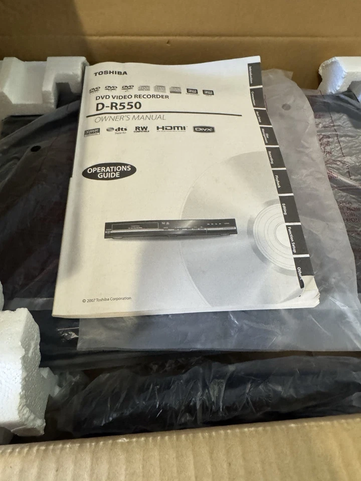 Toshiba D-R550 DVD Video Recorder Player HDMI NIOB - Image 3 of 3
