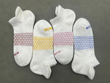 4 Pairs Bombas Women's Performance Ankle Socks Size Medium 8-10 4 Colors