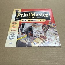 Printmaster Gold - Publishing Suite - PC CD-ROM Software Version 4.0