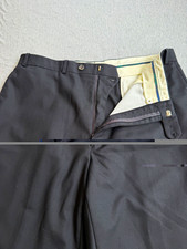 Ralph Lauren Total Comfort Black Dress Pants 36W Classic Straight Flat