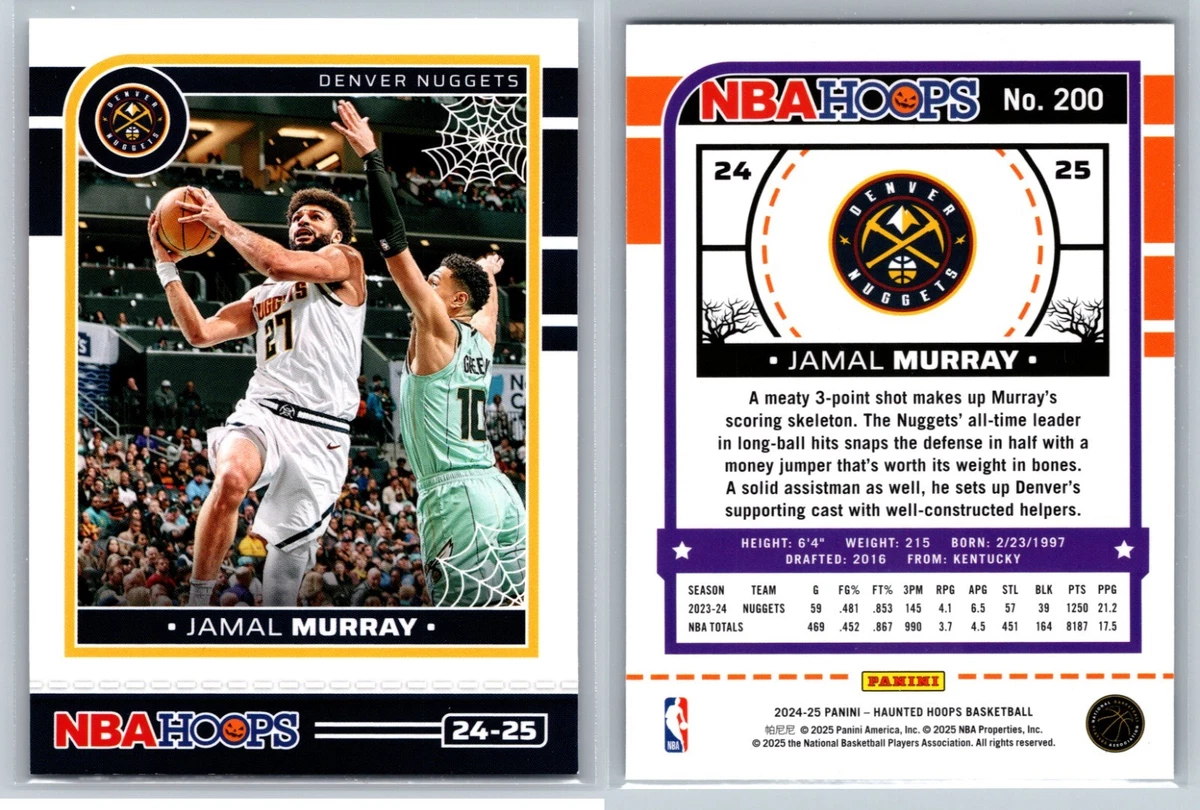 Panini Jamal Murray Basketball Sports Trading Card Singles for
