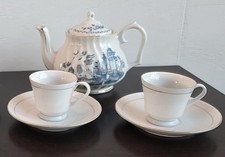 Child's Tea Set Vintage Teapot By Robinson Design 2 Cups  saucers added