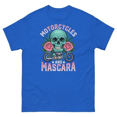 Motorcycles and Mascara Biker Babe Glam Rider Lashes Unisex Classic Tee