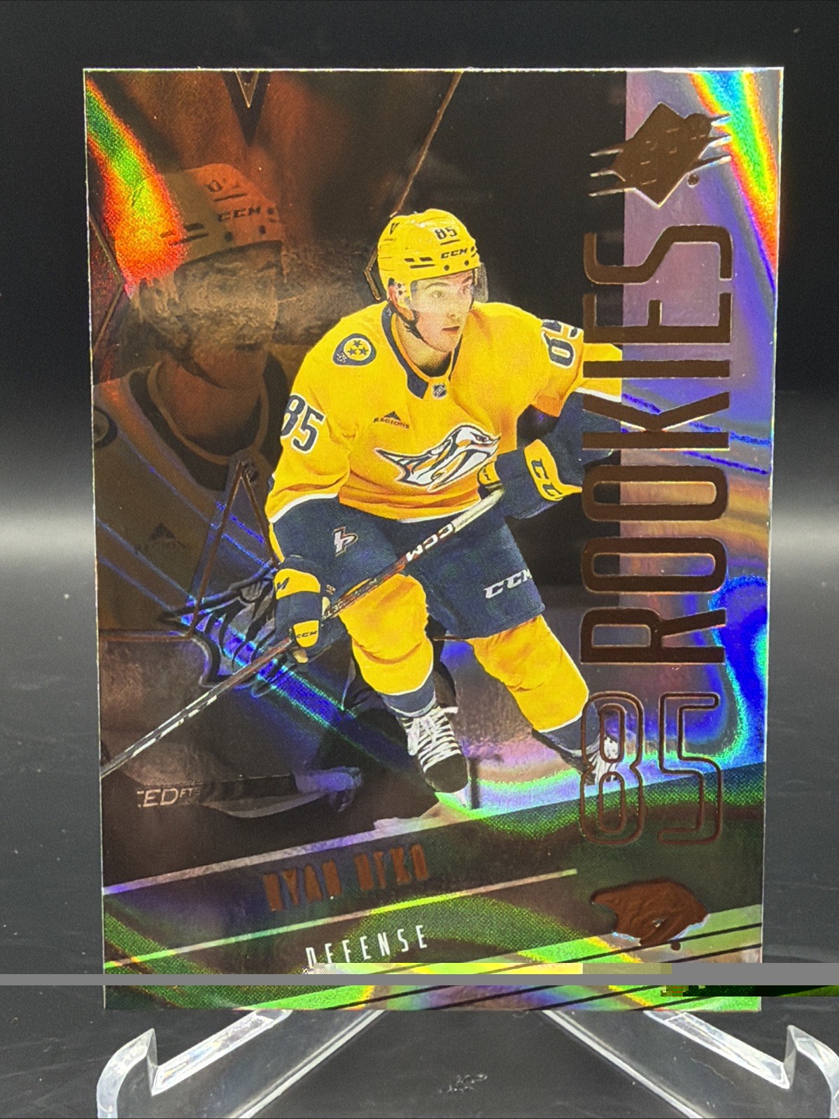 2025-26 SPx Hockey Ryan Ufko Rookies #137 Nashville Predators 