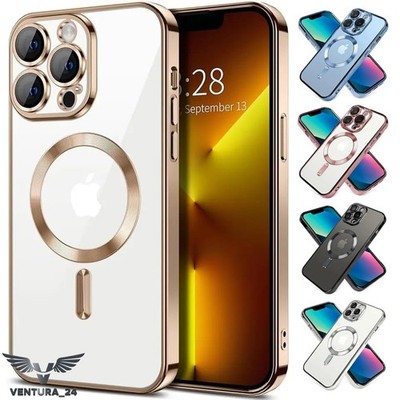 MagSafe hülle für iPhone 17 16 15 14 Pro Plus Max Handy Bumper Schutz Case