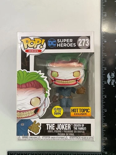 Funko POP! Heroes #273 The Joker (Death in The Family) Hot Topic GITD J4
