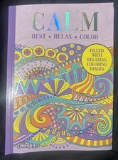 Calm Rest Relax Color Adult Coloring Book Filled with Relaxing Images