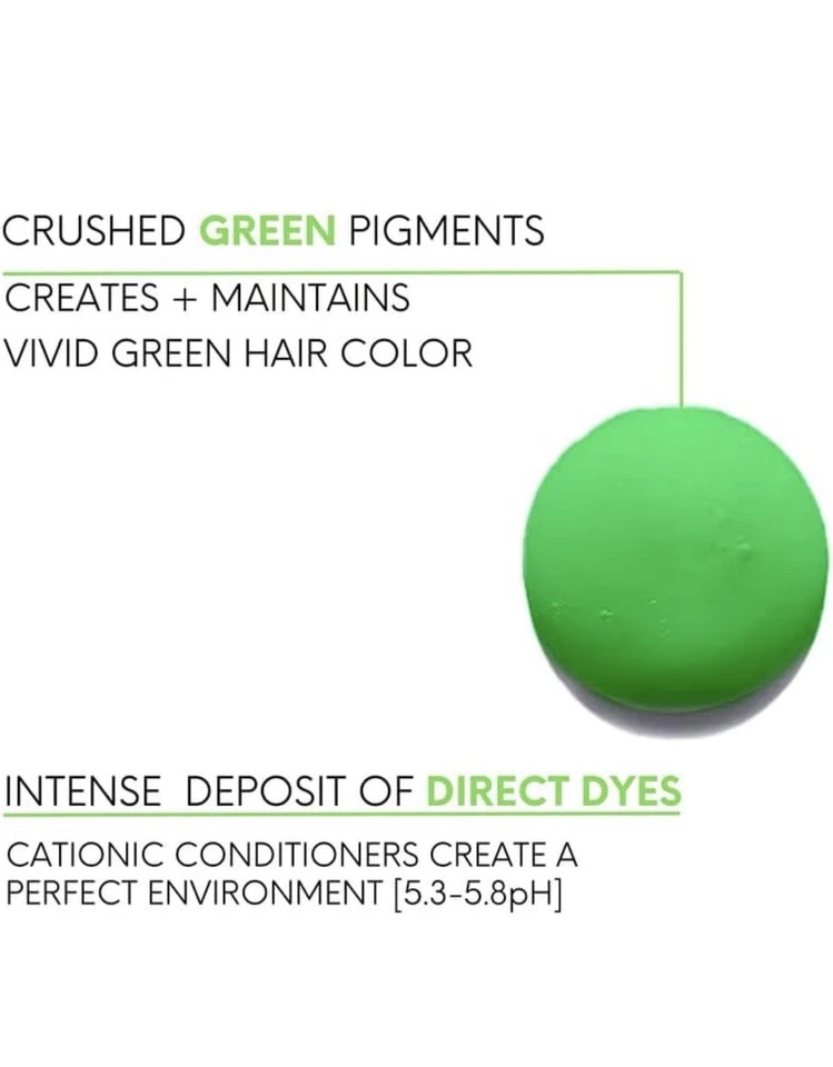 Champú Tressa Water Colors 8,5 oz - verde, mantener/crear color de cabello NUEVO Foto 3 de 4