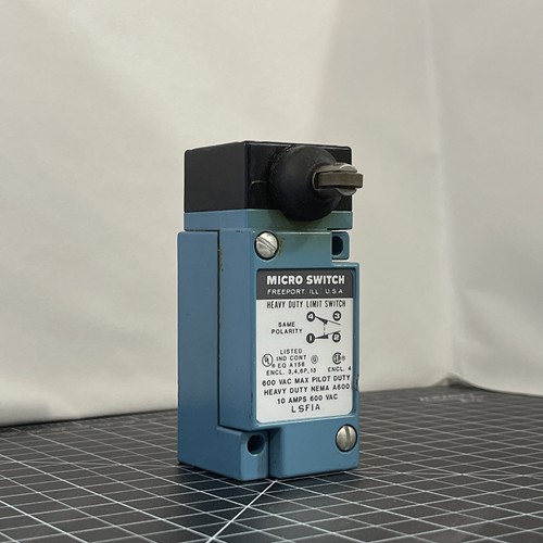 Honeywell Micro Switch LSF1A Heavy Duty Limit Switch Top Roller Plunger 10A 600V