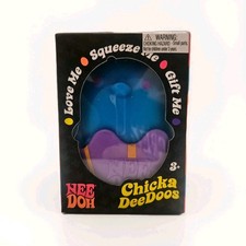 Nee Doh Chicka DeeDoos Squeeze Toy Blue Purple Ages 3 3-4 Years 4-7