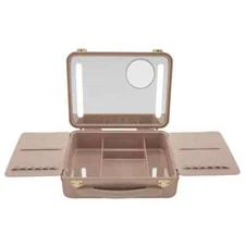 Glo Tech Beauty Case With LED Mirror - Pink - Light Use - Unboxed