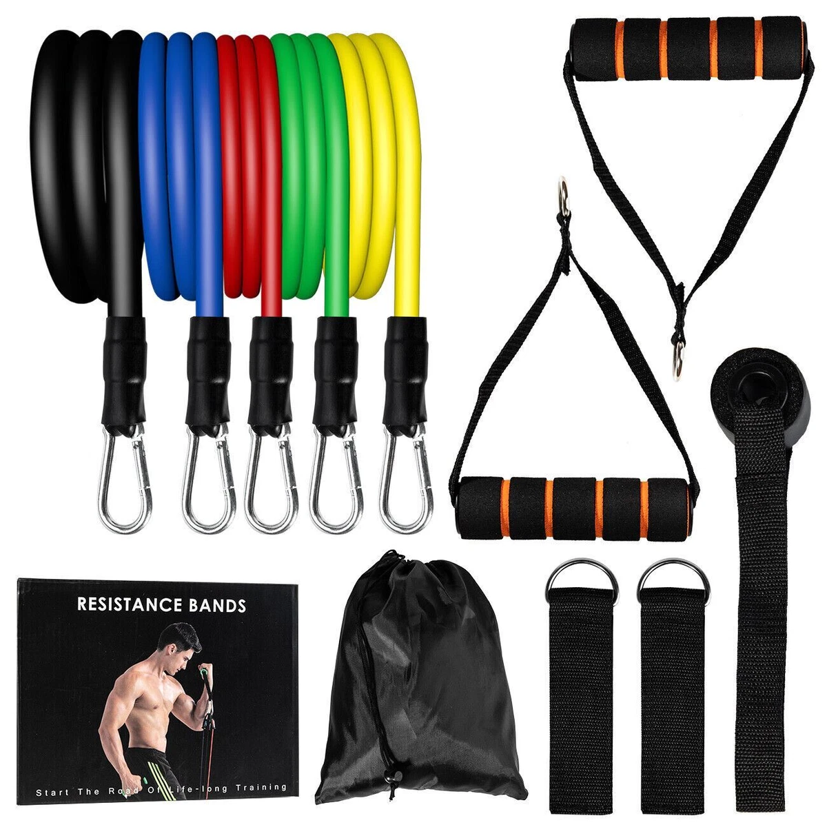 Fitness Resistance Band Long Gym Equipment Crossfit Yoga Pilates