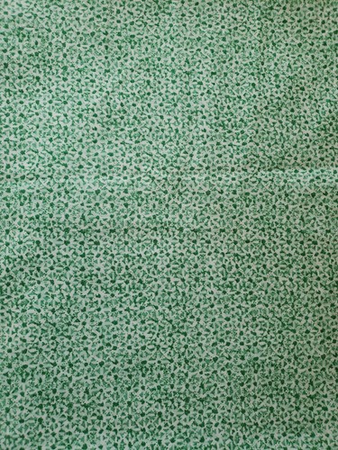Vnt Sewing Fabric David Textiles Beth Bruske Green White Daisy 1.5ydX45" Cotton - Picture 4 of 5