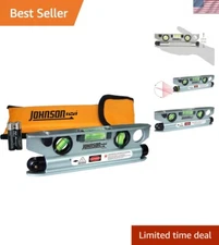 7-1/2-Inch Johnson Torpedo Laser Level - Reliable Precision for Professionals