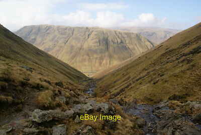 Photo 12x8 Looking down Raise Beck The Pass of Dunmail Raise is at the bot c2011