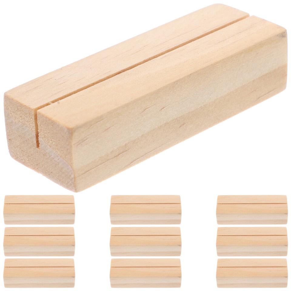 10 Pcs Card Stand Table Number Stands Holder Lightweight Item Office eBay