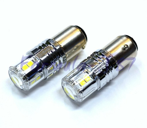 LED 15W 2057 White 6000K Two Bulbs Light Stop Brake Replace Upgrade Plug Play OE - Picture 4 of 12