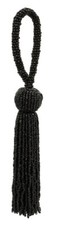 Beaded Key Tassel with Seed Bead Design, Color# K9 [Sold Individually]