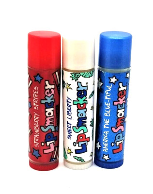 Vintage Bonne Bell Limited Edition Commemorating 9/11 Set of 3 Lip Smackers- HTF