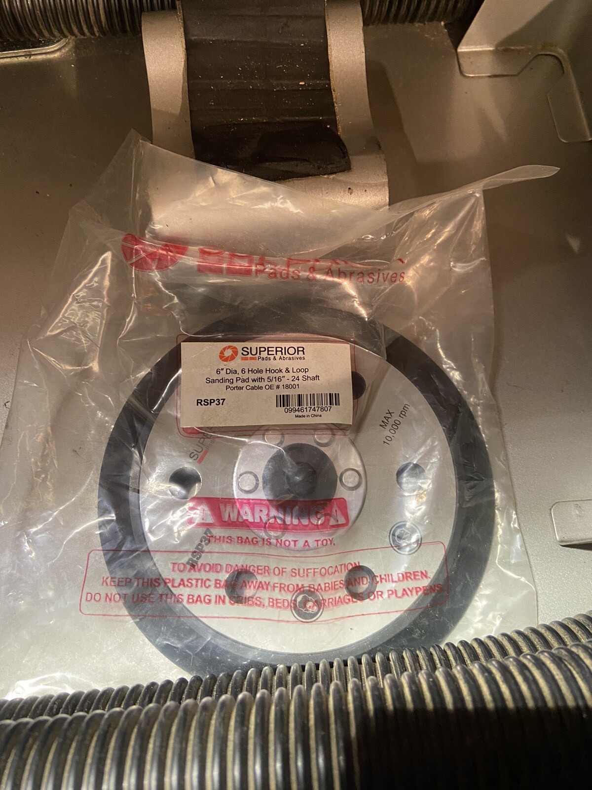 Porter Cable 6Inch Variable Speed Random Orbit Sander 7336 With Dust