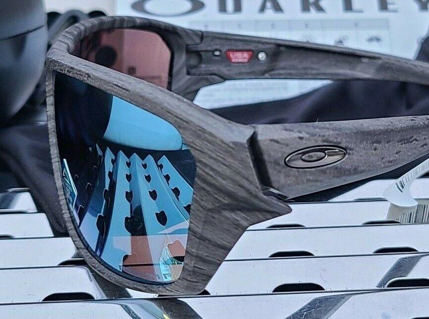 Oakley Split Shot Woodgrain Shallow Water Prizm Polarized Sunglasses