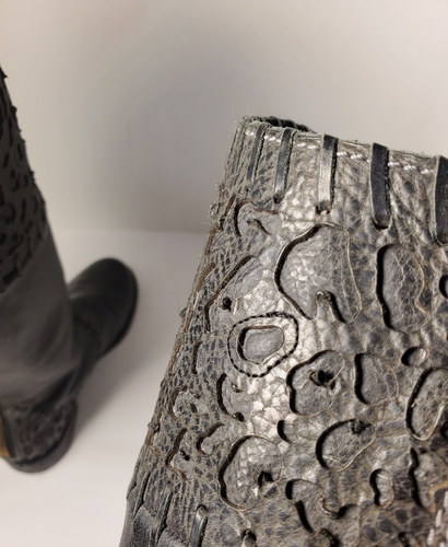 Womens Corral Indie Spirit Gray Distressed Boot made for Buckle Size 6.5 - Picture 18 of 20