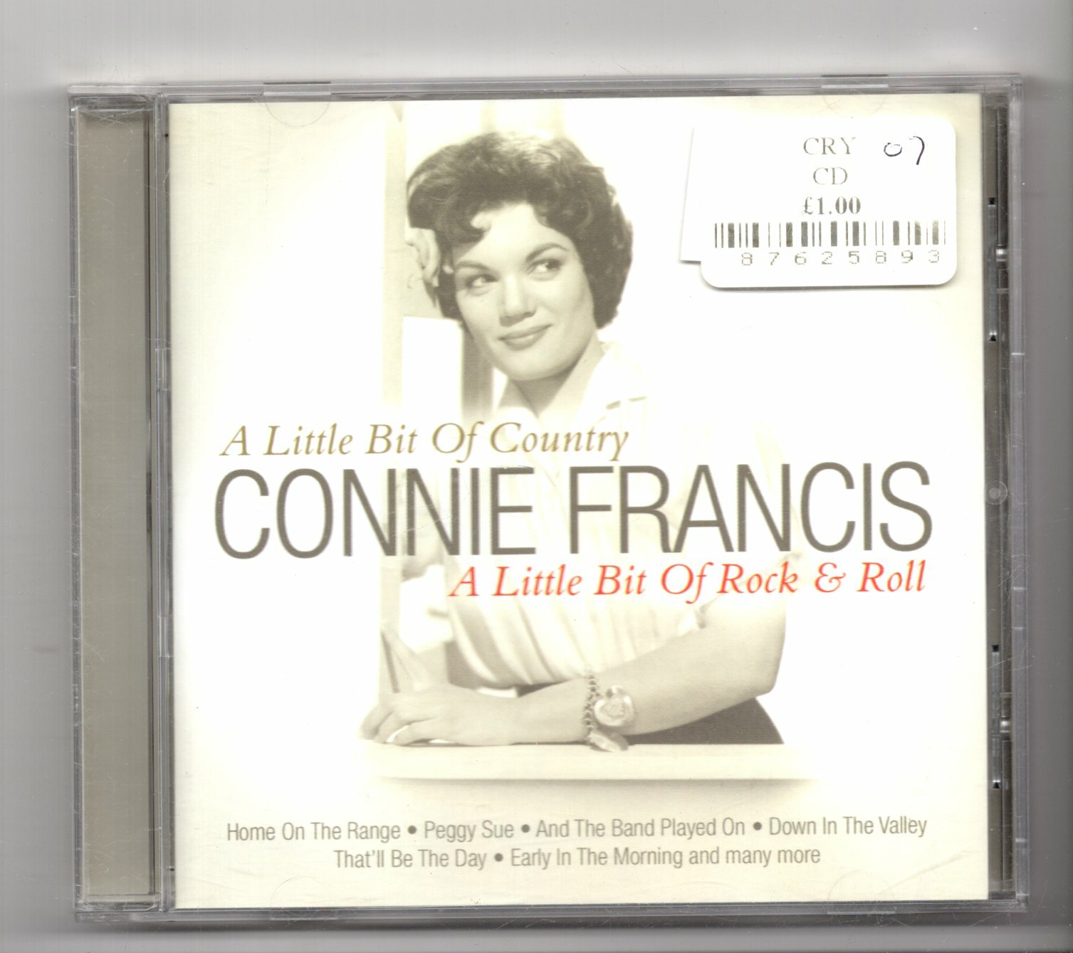 (JT597) Connie Francis, A Little Bit Of Country/Rock & Roll - 2006 CD