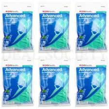 CVSHealth Advanced Mint Floss Picks with Fluoride Mint 90 Count Each Lot of 6
