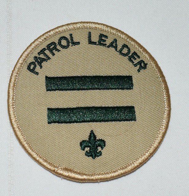 Boy Scout Patch Patrol Leader eBay