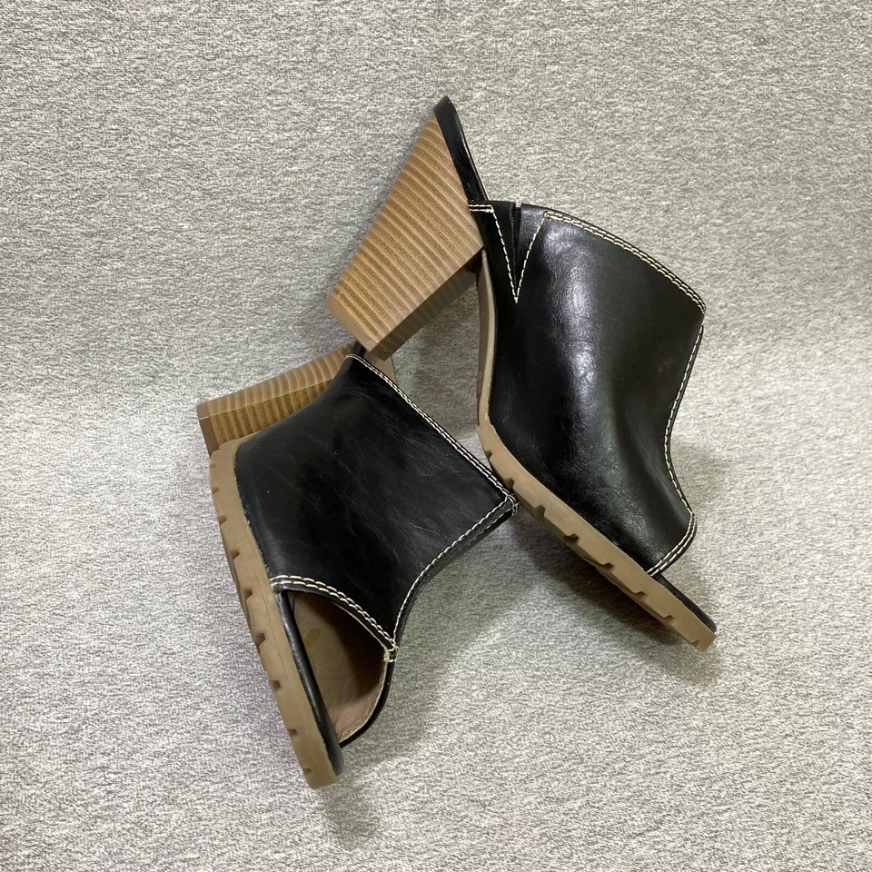 Mossimo Supply Co. 鞋女式 8.5 码黑色拖鞋无懒人凉鞋 — 第 4/4 张图片