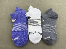 3 Pairs Bombas Women's All-Purpose Performance Ankle Sock Size M